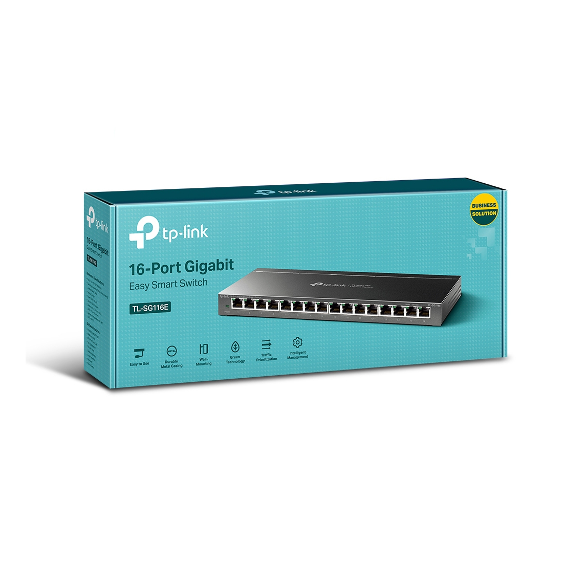 Коммутатор Tp-Link TL-SG116E Управляемый L2 16 портов RJ45 10/100/1000 Мбит/с
