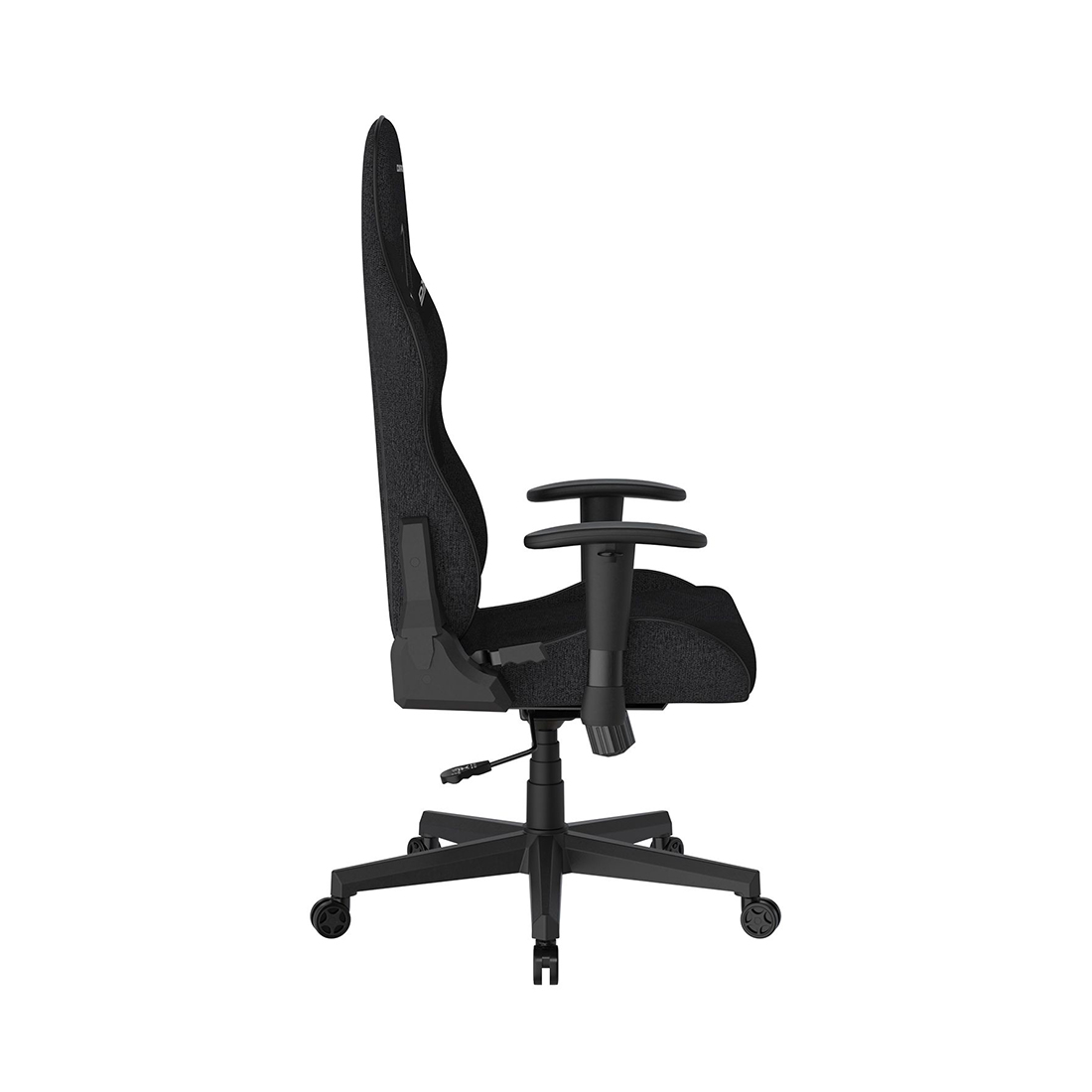 Игровое компьютерное кресло, DX Racer, GC/LPF24FBCFBB/N, Prince series, Рекомендуемый рост: до 180 см, Рекомендуемый вес: до 90 кг, Ткань, Угол наклона до 135°, 2D подлокотники, Нейлоновая основа кресла, Механизм качания: топ-ган, Черный