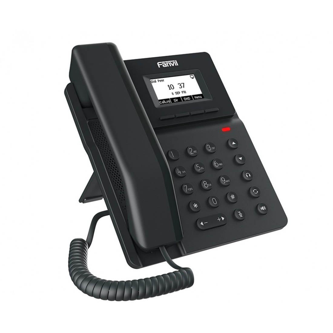 IP-телефон, Fanvil, V50G, 2 линии SIP, 2xGbE PoE, дисплей 132*64, конференц-связь на 6 участников, Opus+IPV6, блок питания в комплекте