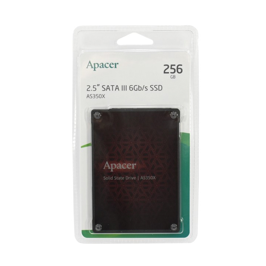 Твердотельный накопитель SSD Apacer AS350X AP256GAS350XR-1, 256 GB, SATA, 560/540 Мб/с