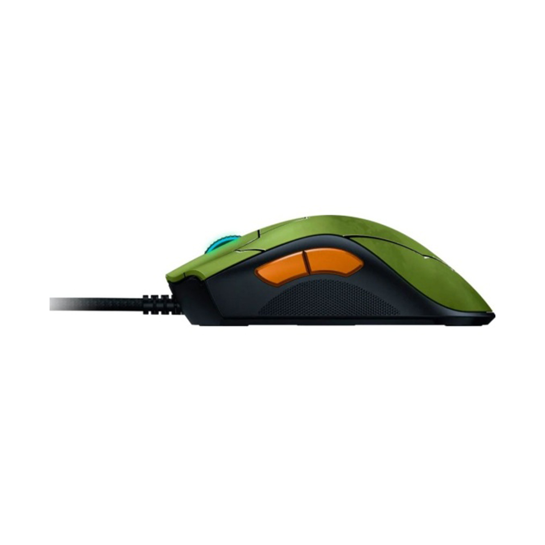 Компьютерная мышь, Razer ,DeathAdder V2, RZ01-03210300-R3M1, Игровая, Оптическая, до 20 000dpi, 8 кнопок, Razer Chroma™ RGB подсветка с реальными 16,8 млн настраиваемыми цветами, Проводная, USB, 82 г Зеленая