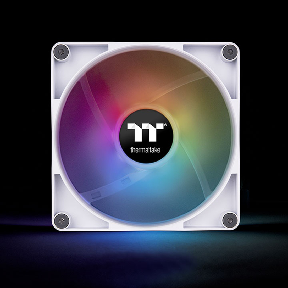 Кулер для компьютерного корпуса, Thermaltake, CT120 ARGB Sync PC Cooling Fan White, CL-F153-PL12SW-A, ARGB 120мм вентилятор, 2000об.мин, 4pin PWM/3pin ARGB, 57.05CFM, 25.8 dB(A), 120x120x25мм, Белый