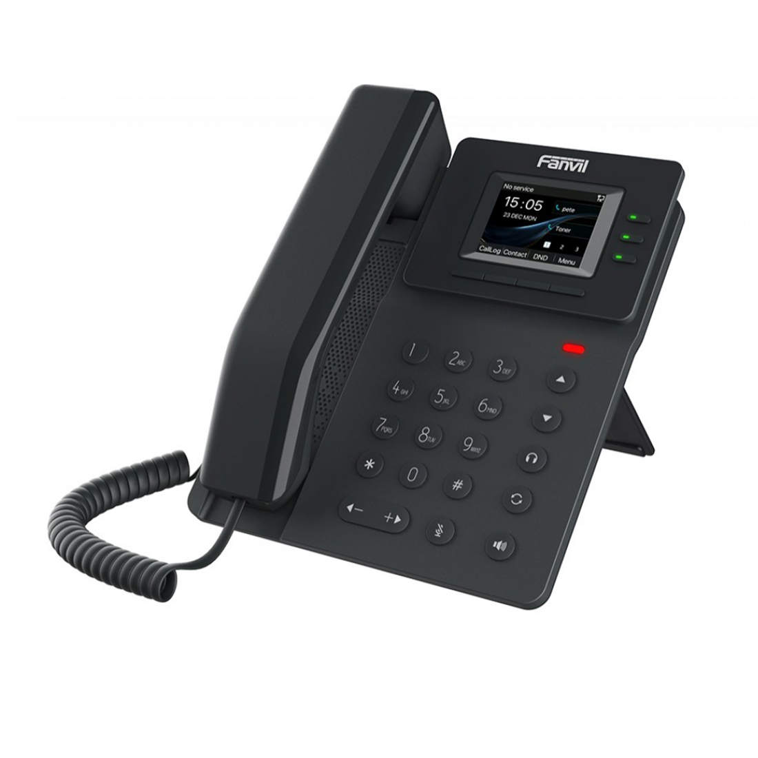 IP-телефон, Fanvil, V60G, 4 линии SIP, 2xGE PoE, цветной экран 320x240, конференц-связь на 6 участников, 6 клавиш DSS, блок питания в комплекте