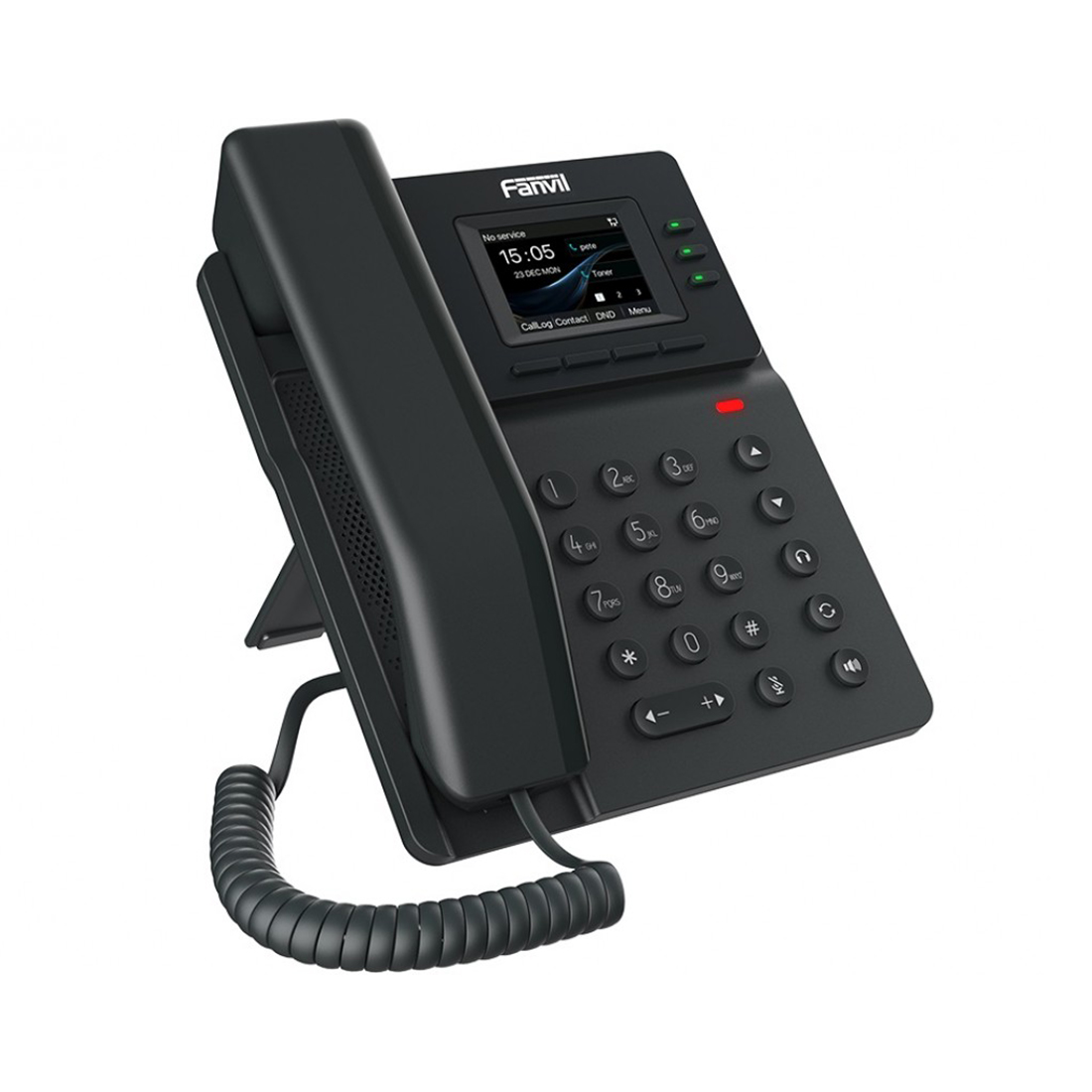 IP-телефон, Fanvil, V60P, 4 линии SIP, 2xFE PoE, цветной экран 320x240, конференц-связь на 6 участников, 6 клавиш DSS, блок питания в комплекте