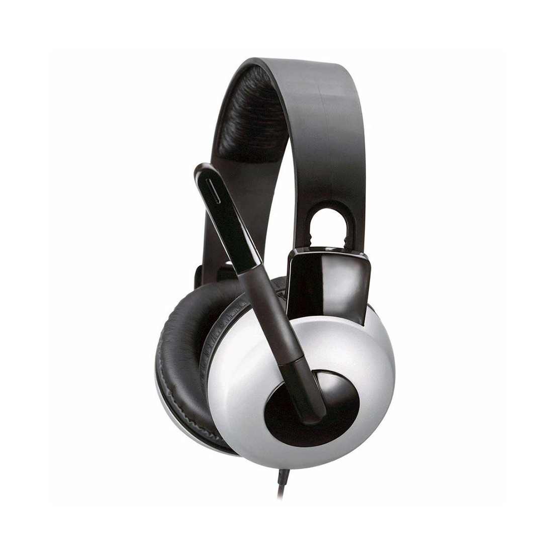 Гарнитура, Genius, HS-05A, Тип крепления: Дуговые, Подключение 3,5 MiniJack, Микрофон, Длина кабеля 1,8 м, Чёрный