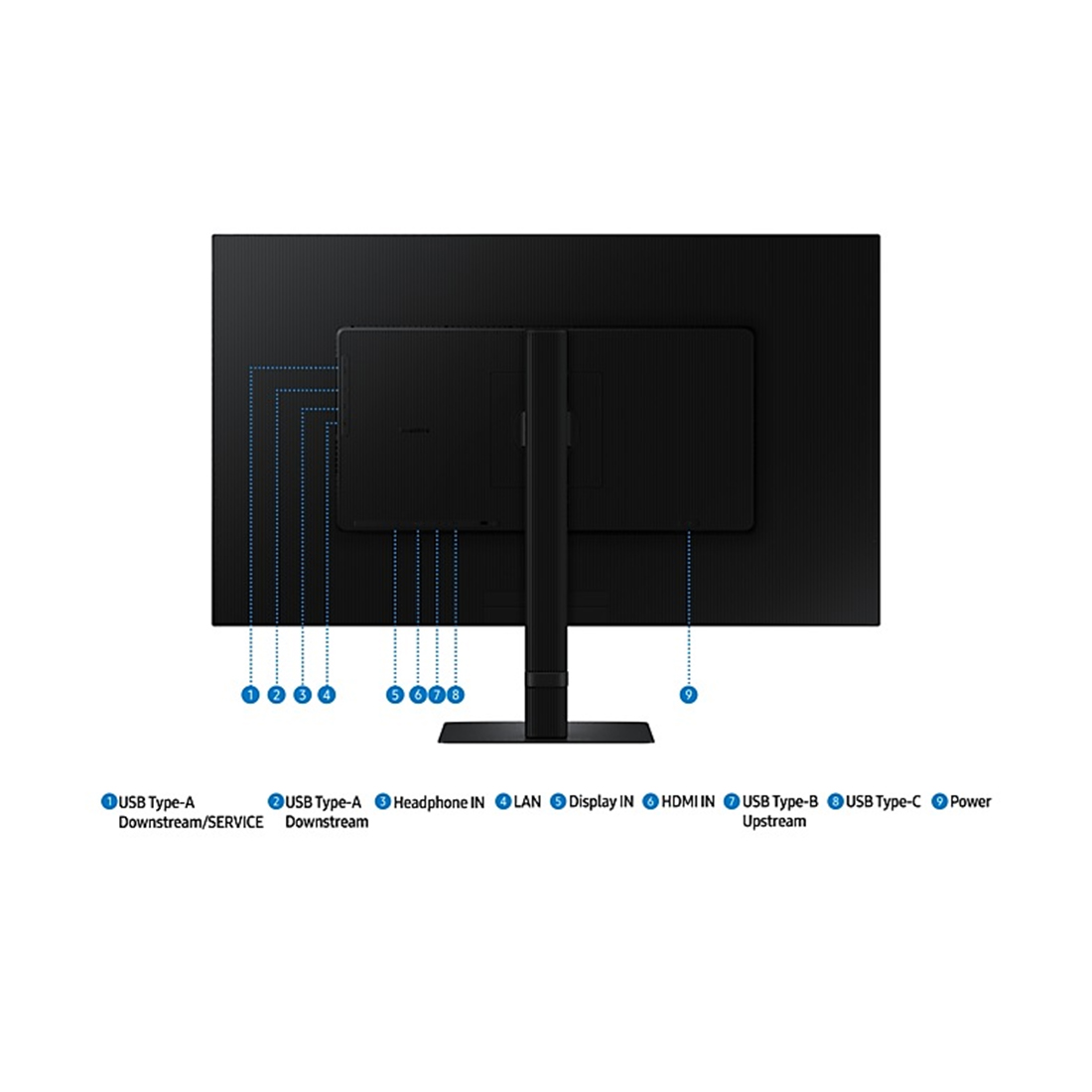 Монитор, Samsung, LS32D804UAIXCI, ViewFinity монитор S8 4K UHD, 32”, 3840x2160, VA, 60 Гц, 16:9, 350 кд/м2, 3000:1, 5 мс, 178/178, 1.07 млрд., DP*1, HDMI*1, USB-C*1, Аудиопорт*1, VESA 100*100 мм, Регулировка высоты/наклона/вращения/поворота, кабели HDMI/USB-C в комплекте, Черный