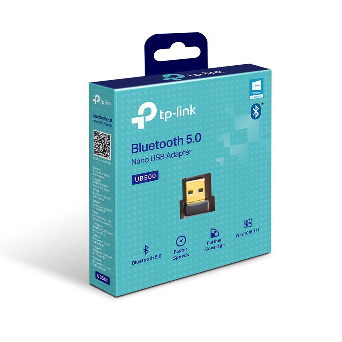 USB-адаптер, TP-Link, UB500, USB 2.0, Bluetooth 5.0