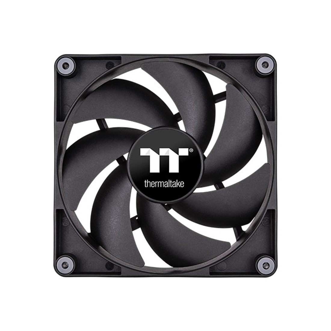 Кулер для компьютерного корпуса, Thermaltake, CT140 PC Cooling Fan, CL-F148-PL14BL-A, 140мм вентилятор, 500-1500 об.мин, 4pin PWM, 77.37 CFM, 30.5 dB(A), 140x140x25мм, Черный
