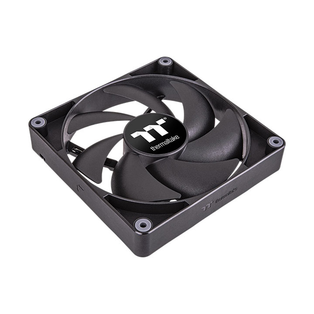 Кулер для компьютерного корпуса, Thermaltake, CT140 PC Cooling Fan, CL-F148-PL14BL-A, 140мм вентилятор, 500-1500 об.мин, 4pin PWM, 77.37 CFM, 30.5 dB(A), 140x140x25мм, Черный