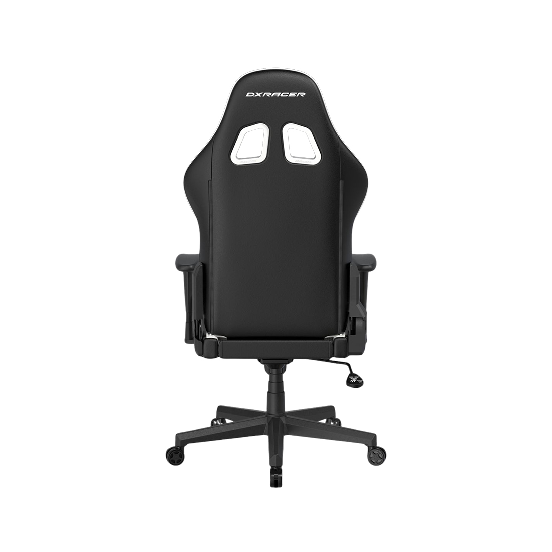 Игровое компьютерное кресло, DX Racer, GC/LPF24LTC/NW, Prince series, Рекомендуемый рост: до 180 см, Рекомендуемый вес: до 90 кг, Эко-кожа, Угол наклона до 135°, 2D подлокотники, Нейлоновая основа кресла, Механизм качания: топ-ган, Черно-белый