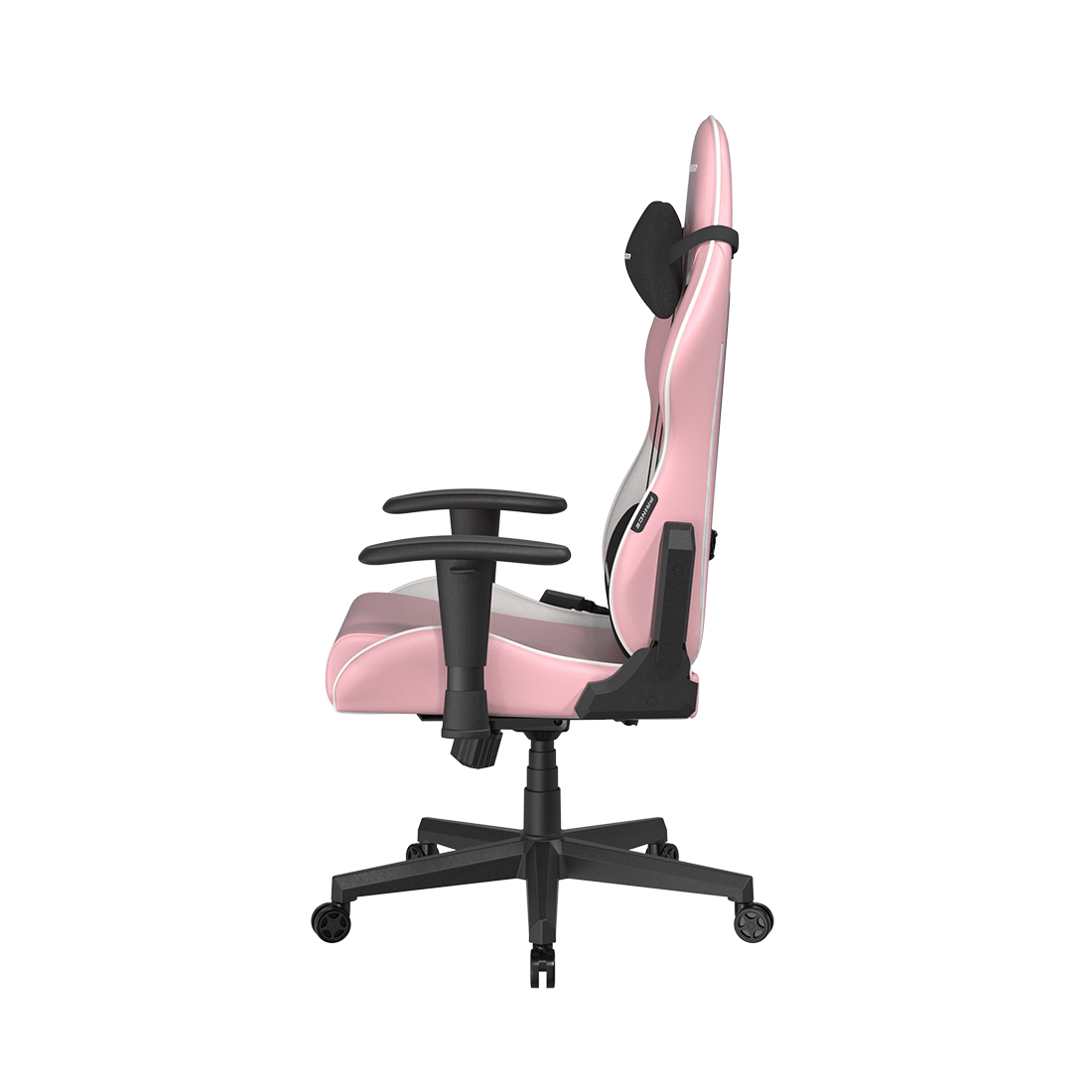 Игровое компьютерное кресло, DX Racer, GC/LPF24LTC/PW, Prince series. Рекомендуемый рост: до 180 см, Рекомендуемый вес: до 90 кг, Эко-кожа, Угол наклона до 135°, 2D подлокотники, Нейлоновая основа кресла, Механизм качания: топ-ган, Розовый