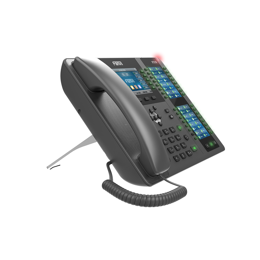 IP-телефон, Fanvil, X210, 20 линии SIP, 2xGE PoE, Bluetooth, WIFI, тройной дисплей, 106 DSS клавишь, блок питания в комплекте