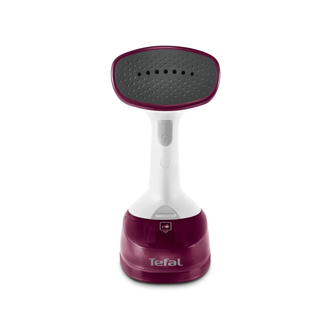 Отпариватель ручной, Tefal, DT7005E0, Мощность 1100 Вт, Подача пара 17 г/мин, Резервуар для воды 150 мл, Время работы 8 мин, Белый-бордовый