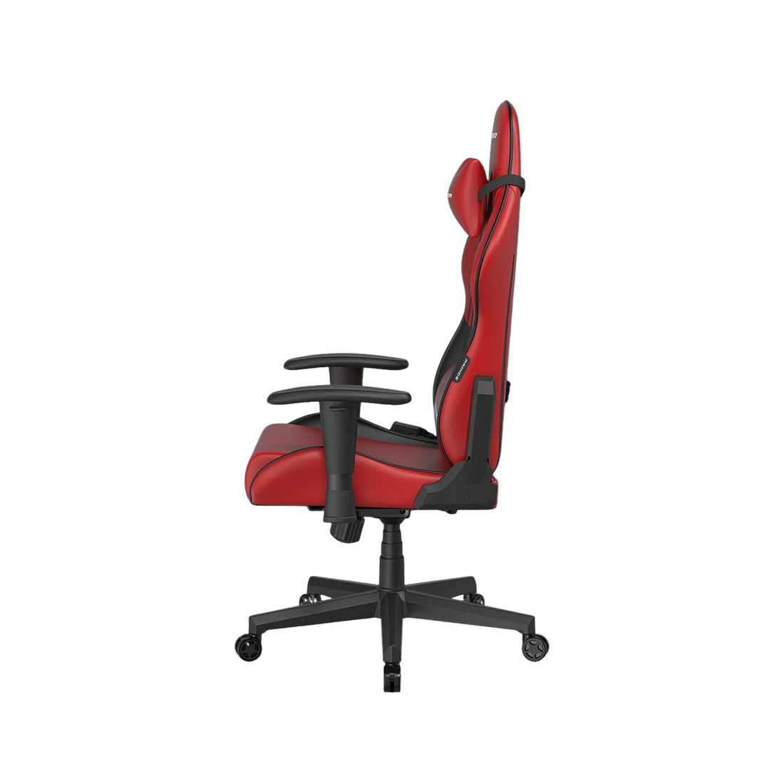 Игровое компьютерное кресло, DX Racer, GC/LPF24LTC/RN, Prince series, Рекомендуемый рост: до 180 см, Рекомендуемый вес: до 90 кг, Эко-кожа, Угол наклона до 135°, 2D подлокотники, Нейлоновая основа кресла, Механизм качания: топ-ган, Красно-черный