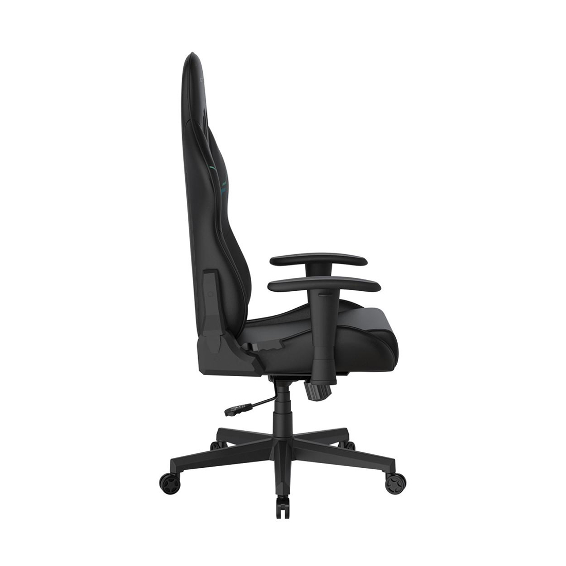 Игровое компьютерное кресло, DX Racer, GC/LPF24LTC/SITBETTERGAMELONGER, Prince series, Рекомендуемый рост: до 180 см, Рекомендуемый вес: до 90 кг, Эко-кожа, Угол наклона до 135°, 2D подлокотники, Нейлоновая основа кресла, Механизм качания: топ-ган, Черный