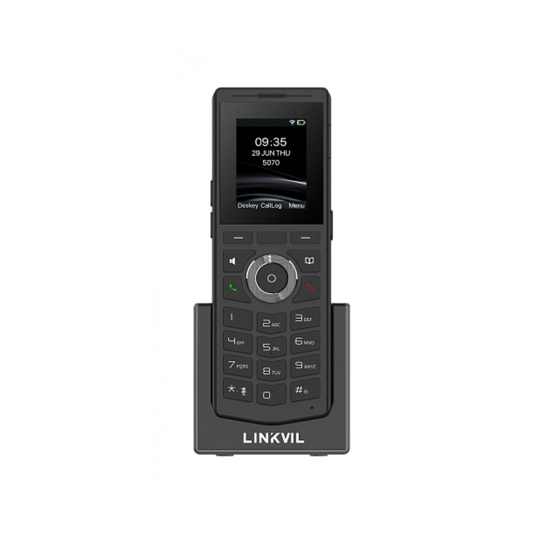 Беспроводной телефон DECT, Linkvil, W610D, 2 линии SIP, до 300 м, аккумулятор 1900 мАч