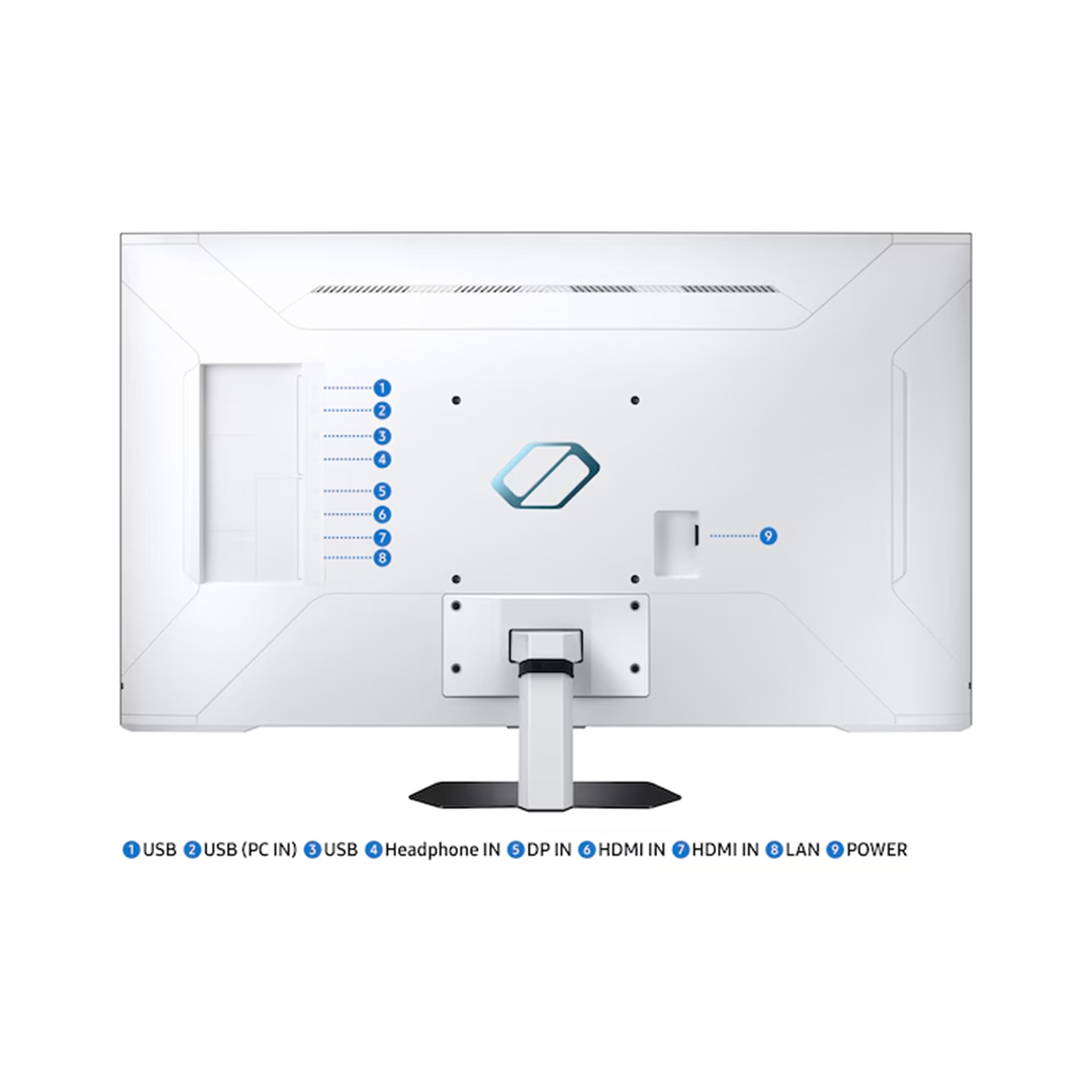 Монитор, Samsung, LS43CG700NIXCI, Odyssey Neo G7, 43", 3840*2160, VA, 144 Гц, 16:9, 400 кд/м2, 1000000:1, 1 мс, 178/178, 1.07 млрд., DP*1, HDMI*2, USB*2, Аудиопорт, Динамики 20 Вт, VESA 200*200 мм, Регулировка наклона, кабель DP в комплекте, Чёрный