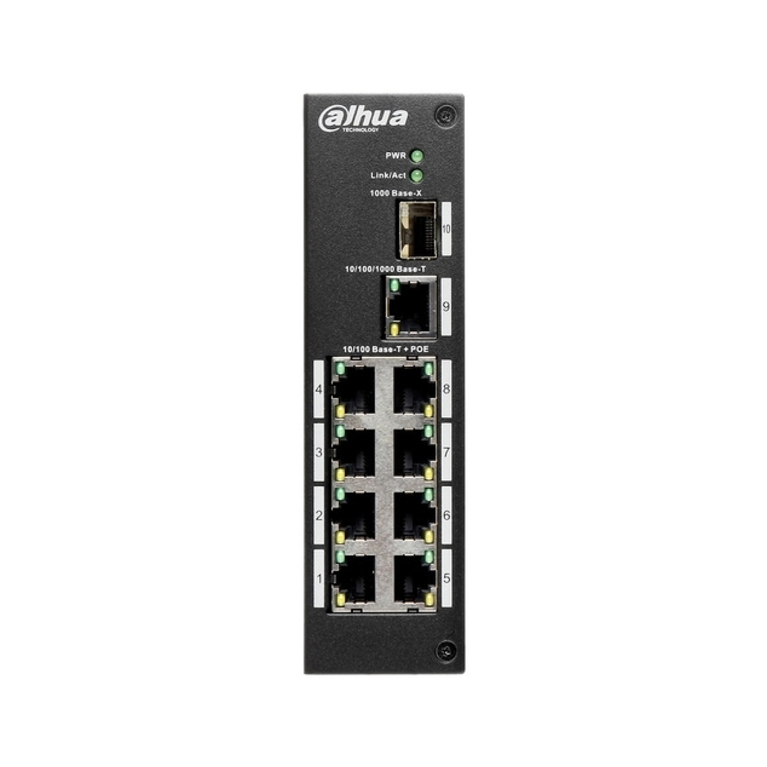 Коммутатор Dahua DH-PFS3110-8ET-96, 8-портты РОЕ, басқарылмайтын