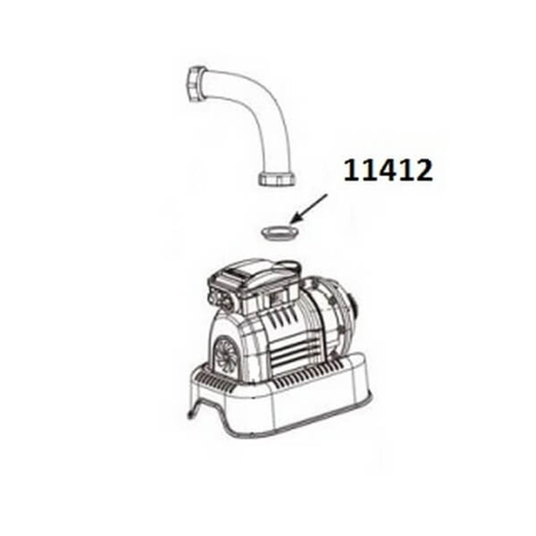 Уплотнительное кольцо L-образное INTEX 11412