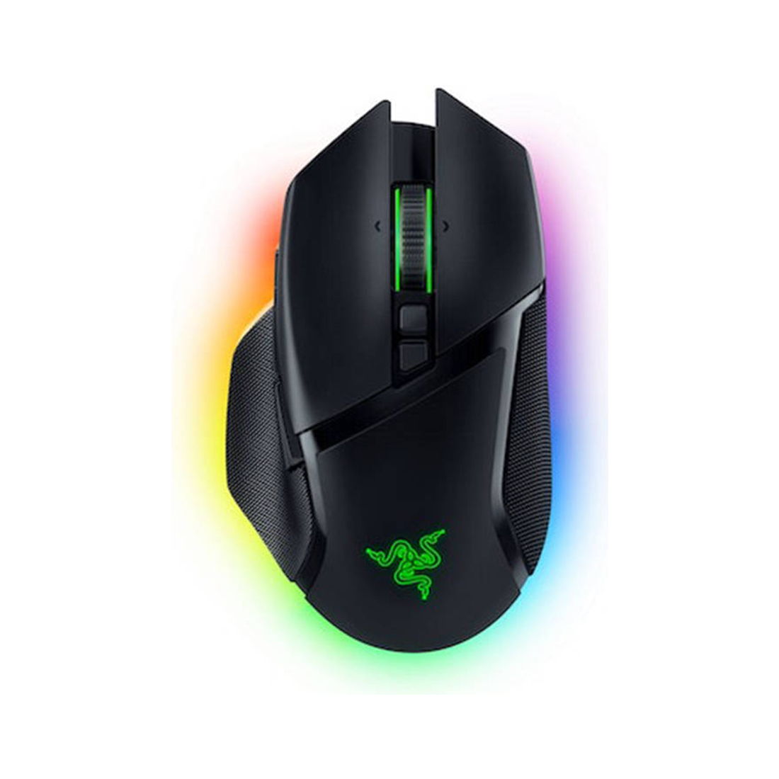Компьютерная мышь, Razer, Basilisk V3 Pro, RZ01-04620100-R3G1, Оптический сенсор Focus Pro 30K Optical Sensor, Скорость до 750 дюймов в секунду / Ускорение до 90 g, Многофункциональная кнопка-триггер (несъемная), Калибровка сенсора под поверхность, Синхронизация подсветки между устройствами Razer, Встроенная память на 5 (4+1) профилей и облачное хранилище, ресурс в 90 млн нажатий, Оптическая 30 000dpi (сенсор 5G), 11 кнопок, Колесо прокрутки с наклонами и настройкой вращения, Подсветка Chroma настраиваемая 16.8 млн цветов, USB передатчик 2,4 ГГц Razer USB HyperSpeed Wireless Dongle, Адаптер Razer USB Dongle Adapter, Кабель USB-A/USB-C Speedflex, 112 г (без кабеля), Черный