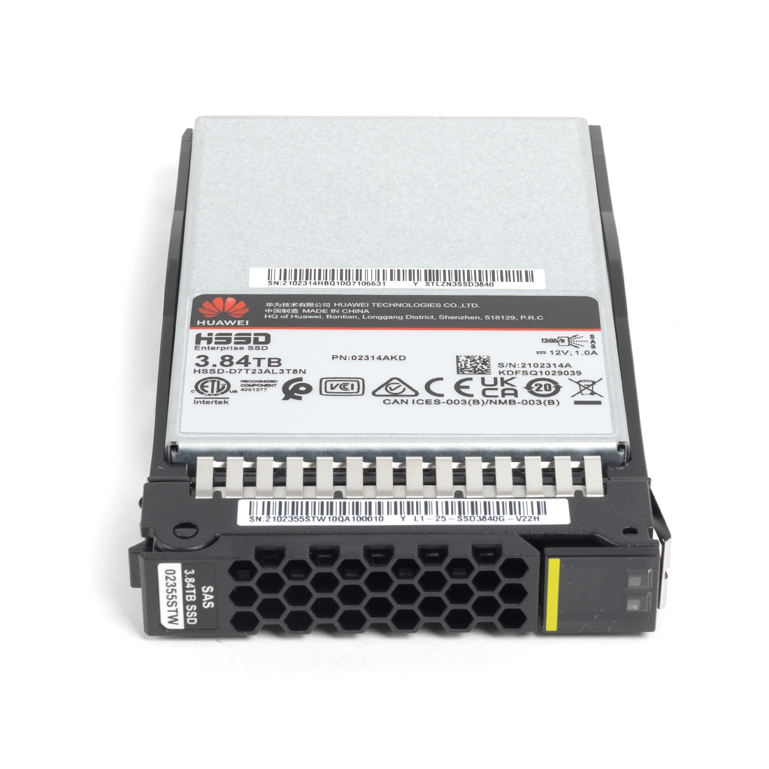 Твердотельный накопитель SSD, Huawei, L1-25-SSD3840G-V22H, 3,84TB, SAS, 2.5"
