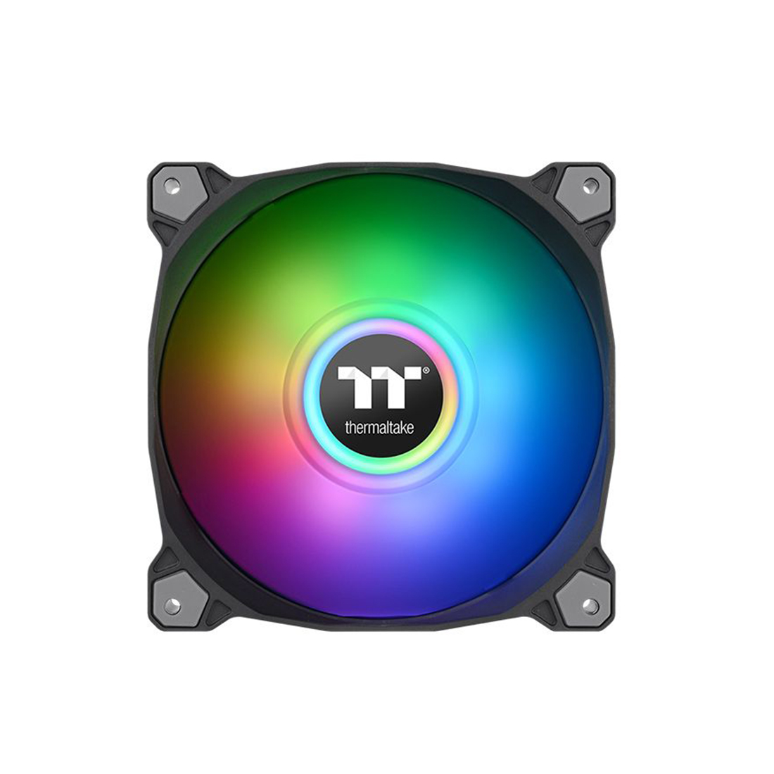 Кулер для компьютерного корпуса,Thermaltake, Pure Duo 12 ARGB Sync Radiator Fan (2-Fan Pack), CL-F115-PL12SW-A, ARGB 120мм вентилятор, 500-1000 об.мин, 56.51 CFM, 28 dB(A), 4pin, 120x120x25мм, Черный