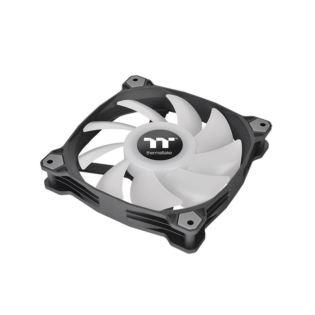 Кулер для компьютерного корпуса,Thermaltake, Pure Duo 12 ARGB Sync Radiator Fan (2-Fan Pack), CL-F115-PL12SW-A, ARGB 120мм вентилятор, 500-1000 об.мин, 56.51 CFM, 28 dB(A), 4pin, 120x120x25мм, Черный