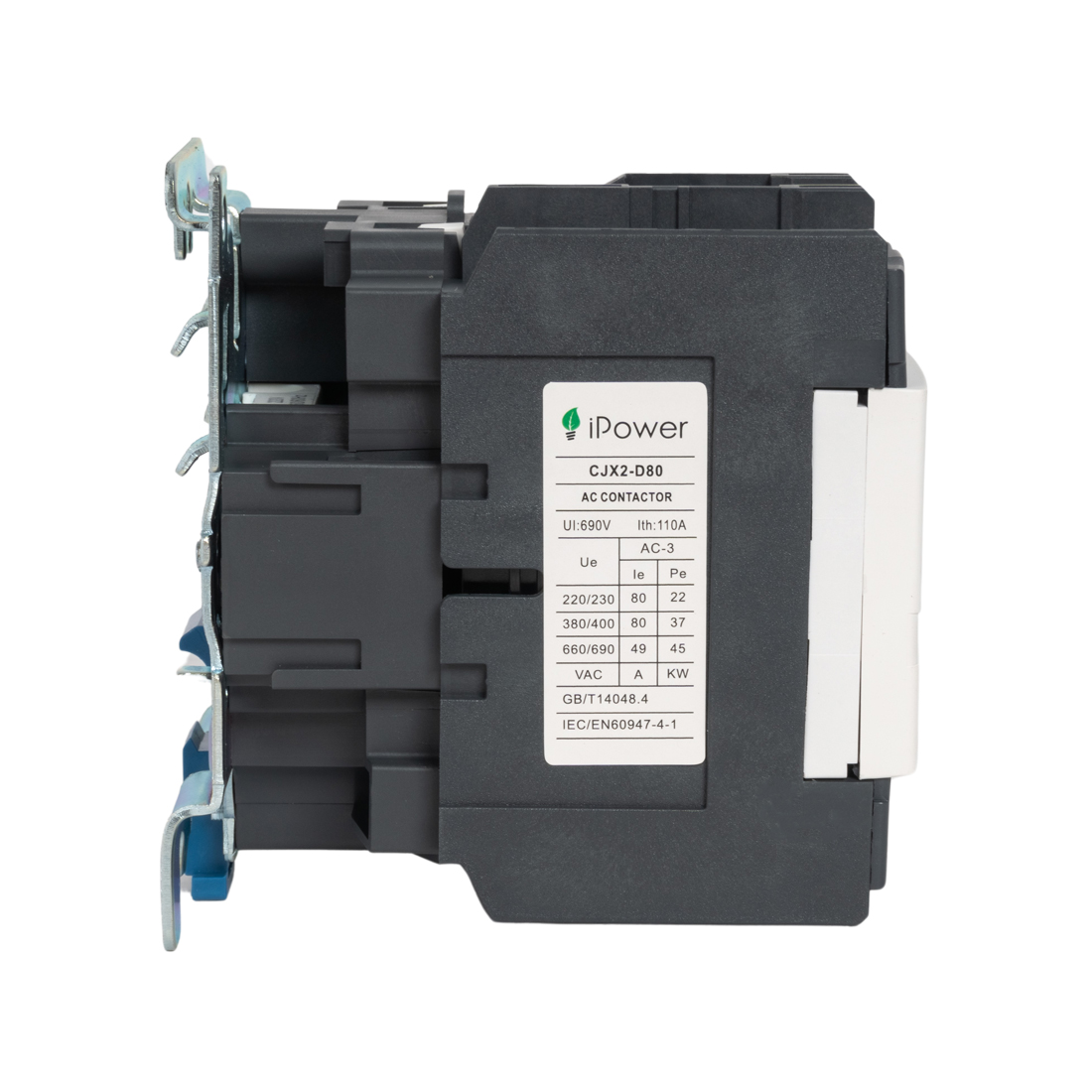 Контактор, iPower, CJX2-D80 AC 220V, 1HO 1H3