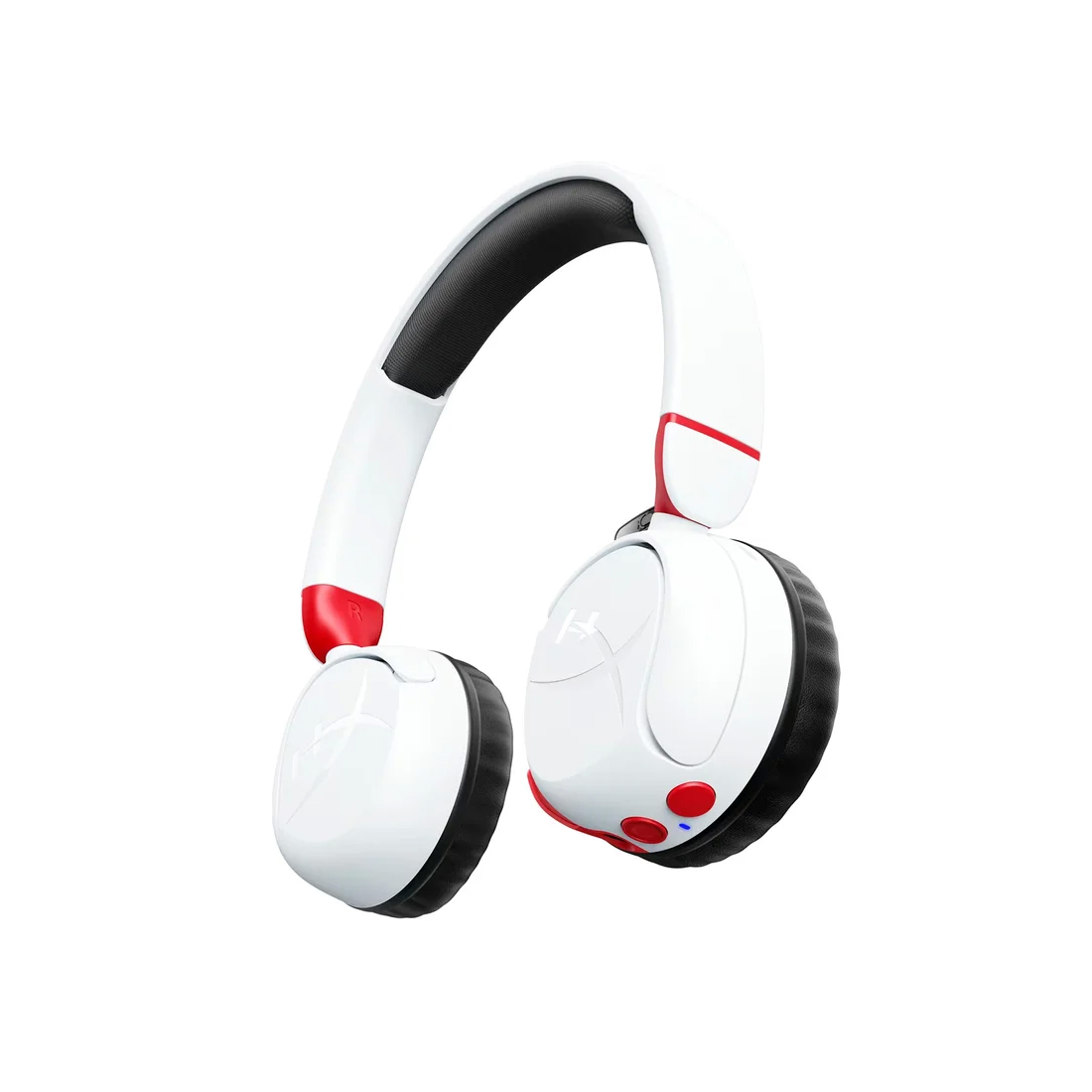 Гарнитура, HyperX, 7G8F2AA, Cloud Mini - Wireless (White), Микрофон съёмный гибкий, Динамики 30 мм, 114 Ом, 20-20000 гц, Блок управления звуком USB удлинитель, Беспроводные, Белый