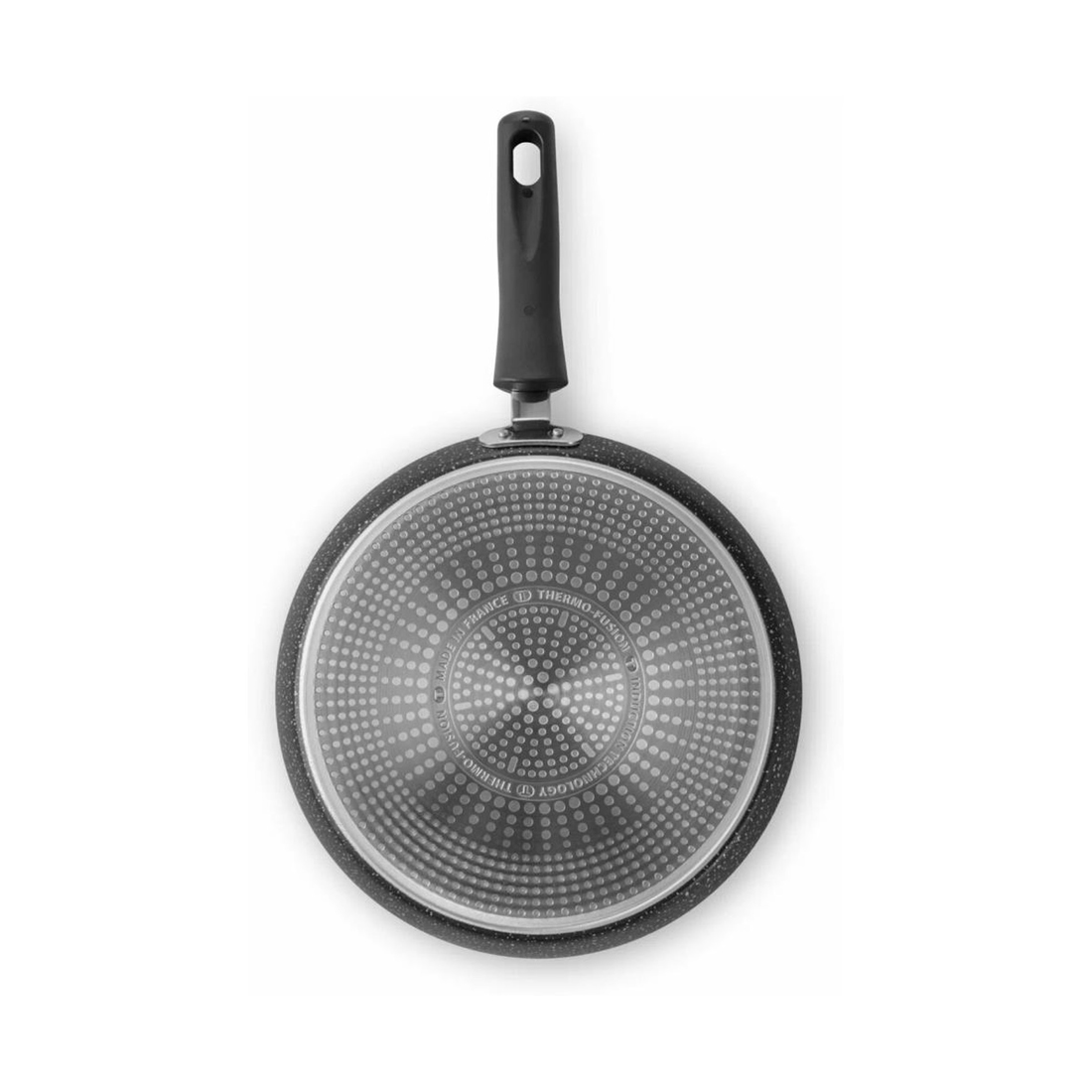 Сковорода блинная, Tefal, Rock 04235525, 25см, Для всех типов плит, Кованый алюминий, Черный