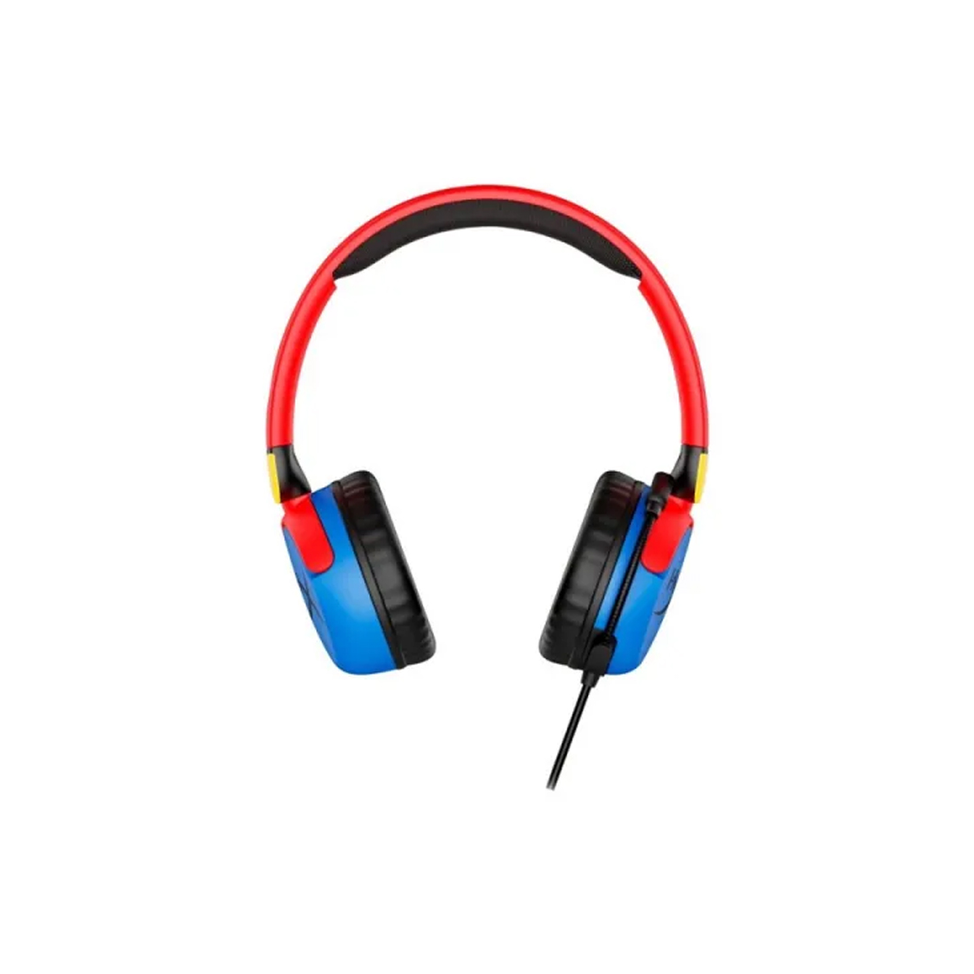 Гарнитура, HyperX, 7G8F3AA, Cloud Mini (Multi), Микрофон съёмный гибкий, Динамики 30 мм, 114 Ом, 20-20000 гц, Блок управления звуком USB удлинитель, Синий-Красный