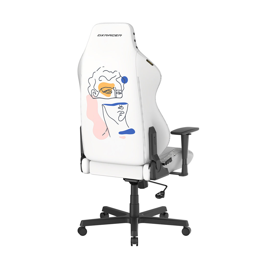 Игровое компьютерное кресло, DX Racer, GC/LHE23LTA/THINKER, Hammer series, Рекомендуемый рост: до 190 см, Рекомендуемый вес: до 115 кг, Эко-кожа, Угол наклона до 135°, 3D подлокотники, Нейлоновая основа кресла, Механизм качания: топ-ган, Серый