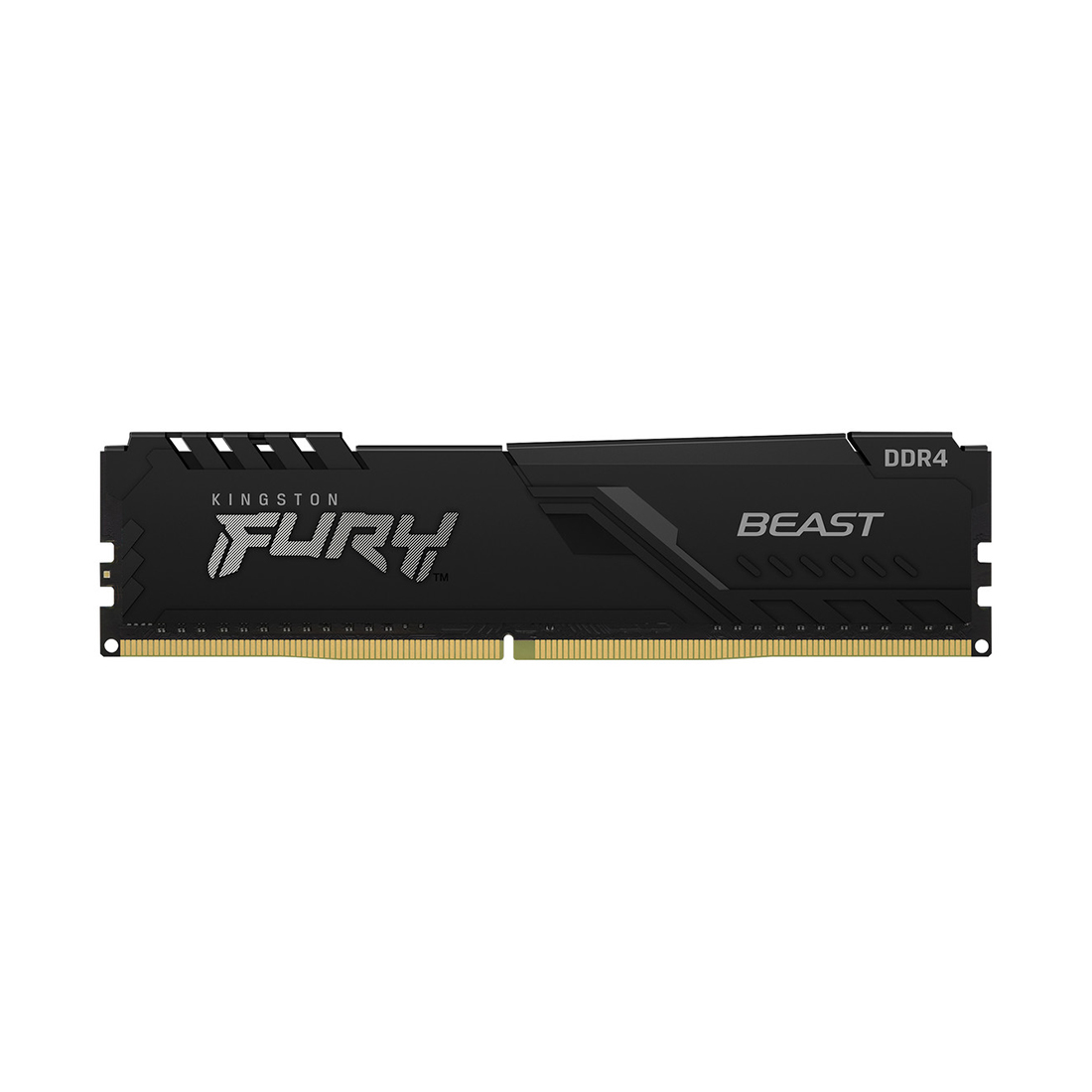 Модуль памяти, Kingston, FURY Beast KF432C16BB1/16, DDR4, 16GB, DIMM <PC4-25600/3200MHz>, Чёрный