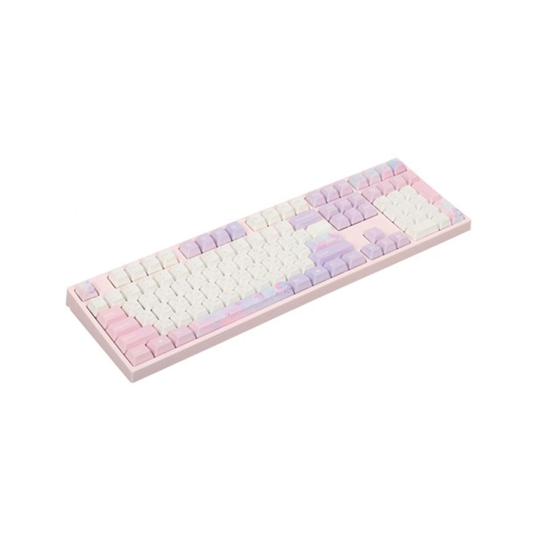 Клавиатура, Varmilo, Dreams on Board VEM108, A36A030A9A3A06A028, Varmilo EC V2 Sakura, 108 клавиш, Механическая, Подсветка - Белая, Hot-Swap - Нет, Проводная, Type-C, 503*209*63мм, Англ/Рус, Розовый