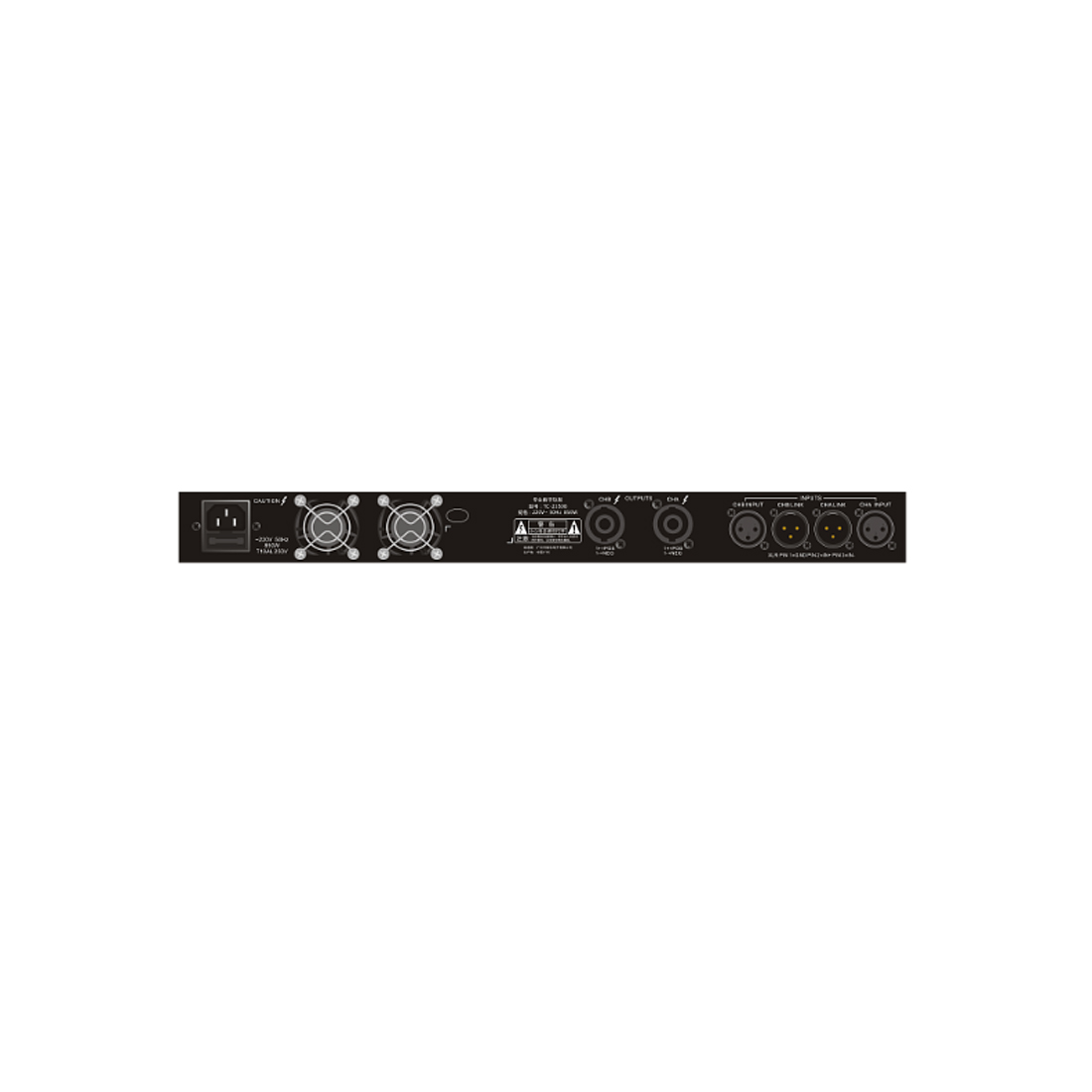 2 арналы күшейткіш ITC TC-2350B