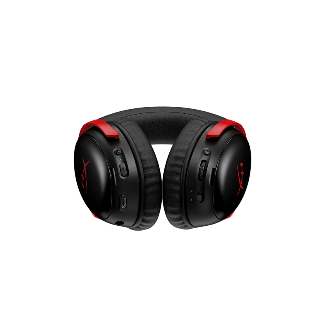 Гарнитура, HyperX, A59Z0AA, Cloud III S Wireless, Микрофон съёмный гибкий, Динамики 53 мм, 64 Ом, 20-20000 гц, Беспроводные, Чёрный-Красный