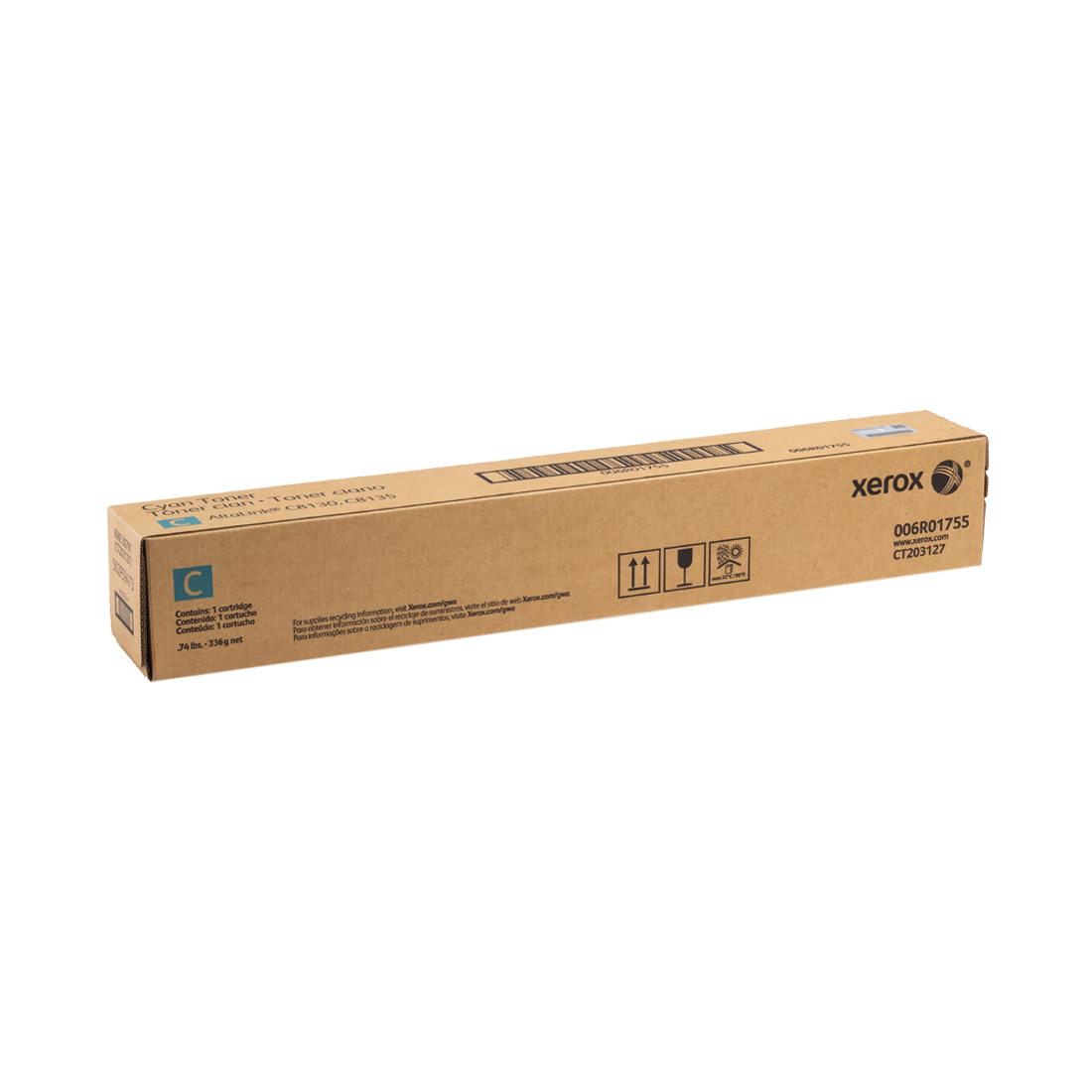 Тонер-картридж стандартной емкости, Xerox, 006R01755 (голубой), Для Xerox AltaLink C8130/C8135/C8230/C8235, 28 000 страниц (А4)