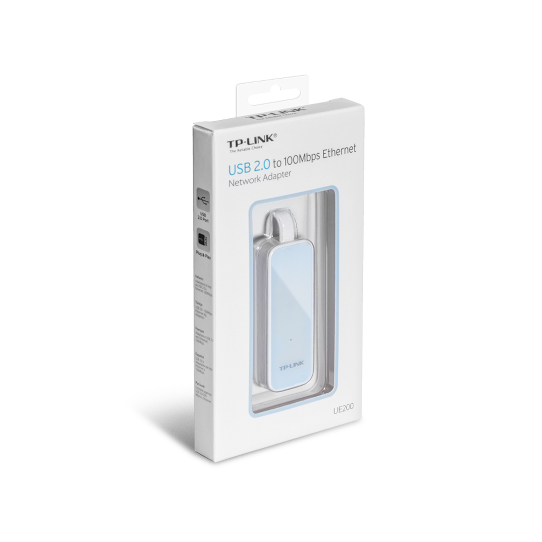 Сетевой адаптер USB, TP-Link, UE200, Сетевой адаптер USB 2.0/Fast Ethernet.