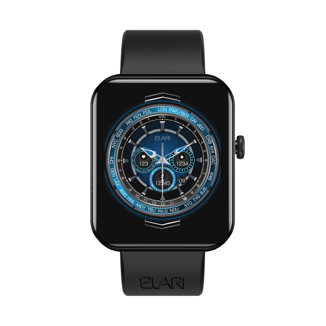 Смарт часы, Elari, Watch Lite, IPS дисплей 1.83 дюйма, Разрешение 240 х 280, Водонепроницаемые (IP68), Аккумулятор 240 мАч, Время работы до 7 дней, Черный
