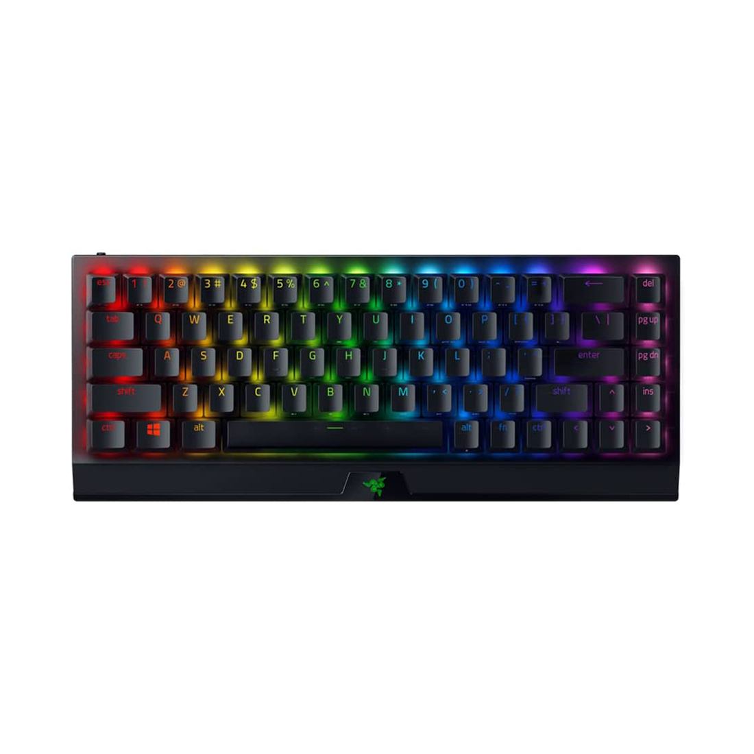 Клавиатура, Razer, BlackWidow V3 Mini HyperSpeed, RZ03-03891600-R3R1, Игровая, Механические переключатели Razer, Подсветка клавиш 16.8 млн цветов, Программируемые клавиши, USB, Анг/Рус, Чёрный