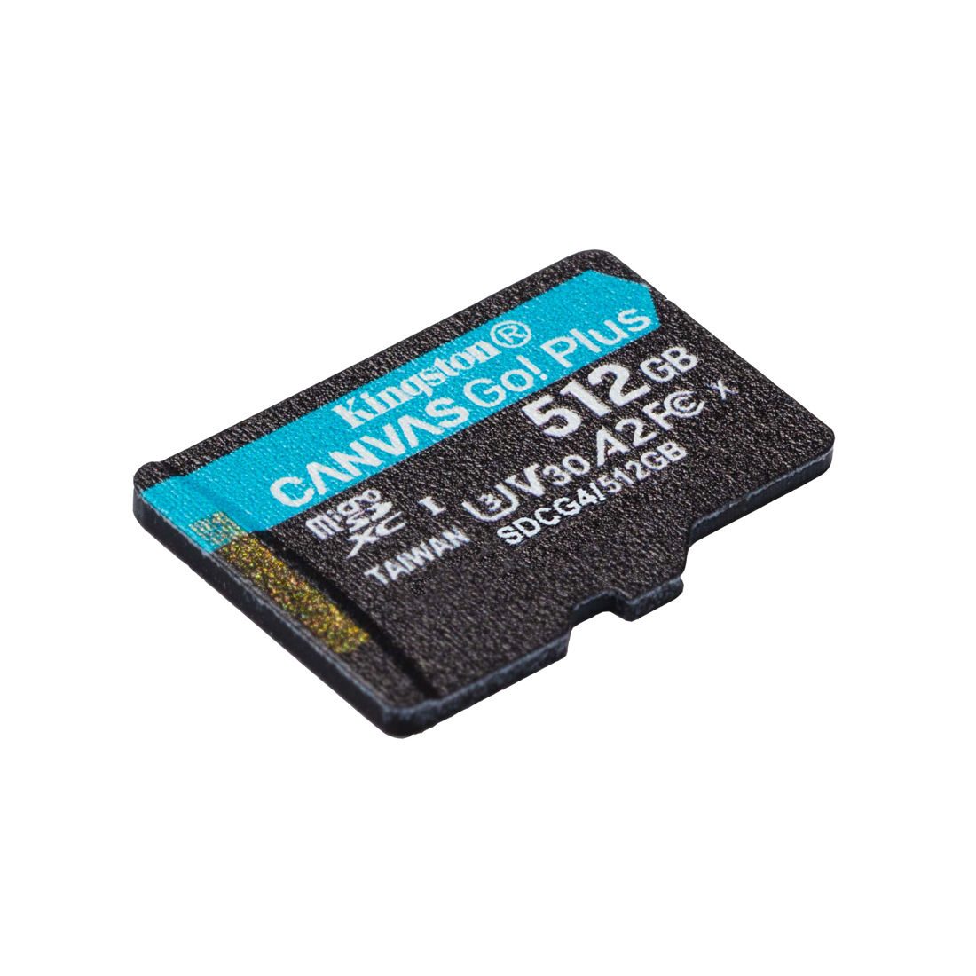 Карта памяти Kingston SDCG4/512GBSP MicroSDXC 512GB Canvas Go Plus A2 U3 V30 без адаптера SD