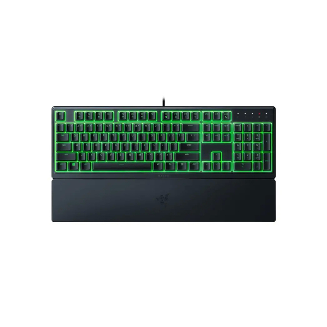 Клавиатура, Razer, Ornata V3 X - Russian Layout, RZ03-04470800-R3R1, Игровая, мембранные переключатели, Программируемые клавиши,Единая зона подсветки Razer Chroma™ RGB, Подставка для запястий, USB, Размер: 463*224*32.5 мм, Рус, Чёрный
