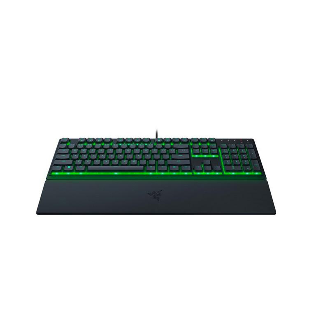 Клавиатура, Razer, Ornata V3 X - Russian Layout, RZ03-04470800-R3R1, Игровая, мембранные переключатели, Программируемые клавиши,Единая зона подсветки Razer Chroma™ RGB, Подставка для запястий, USB, Размер: 463*224*32.5 мм, Рус, Чёрный