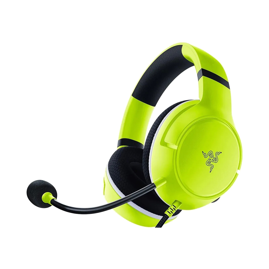 Гарнитура, Razer, Kaira X for Xbox, RZ04-03970600-R3M1, Игровая гарнитура, Микрофон поворотный гибкий, Динамики 50 мм, Излучатели Razer™ TriForce диаметром 50 мм для высочайшего качества звука, Диапазон частот: 20 Гц – 20 кГц , Чувствительность микрофона при 1 кГц: -42±3 дБ, 3,5 мм (mini jack), Салатовый