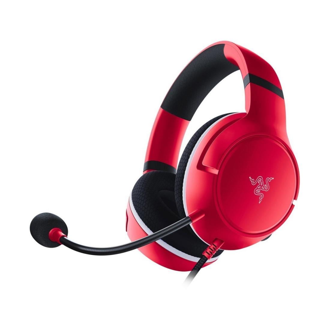 Гарнитура, Razer, Kaira X for Xbox, RZ04-03970500-R3M1, Игровая гарнитура, Микрофон поворотный гибкий, Динамики 50 мм, Излучатели Razer™ TriForce диаметром 50 мм для высочайшего качества звука, Диапазон частот: 20 Гц – 20 кГц , Чувствительность микрофона при 1 кГц: -42±3 дБ, 3,5 мм (mini jack), Красный