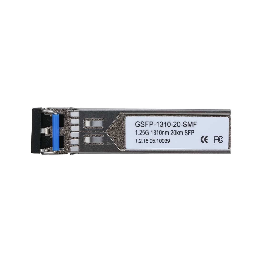 Трансивер, Dahua, GSFP-1310-20-SMF, Индустриальный, single-mode, 1310nm, LC DUPLEX, 20 км, –40 °C до +85 °C