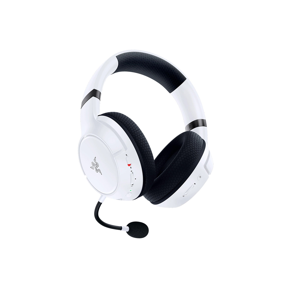 Гарнитура, Razer, Kaira for Xbox - White, RZ04-03480200-R3M1, Игровая гарнитура, Микрофон поворотный гибкий, Динамики 50 мм, 7.1 Surround Sound, Диапазон частот: 20 Гц – 20 кГц , Чувствительность при 1 кГц: –54±3 дБ, 3,5 мм (mini jack), Белый