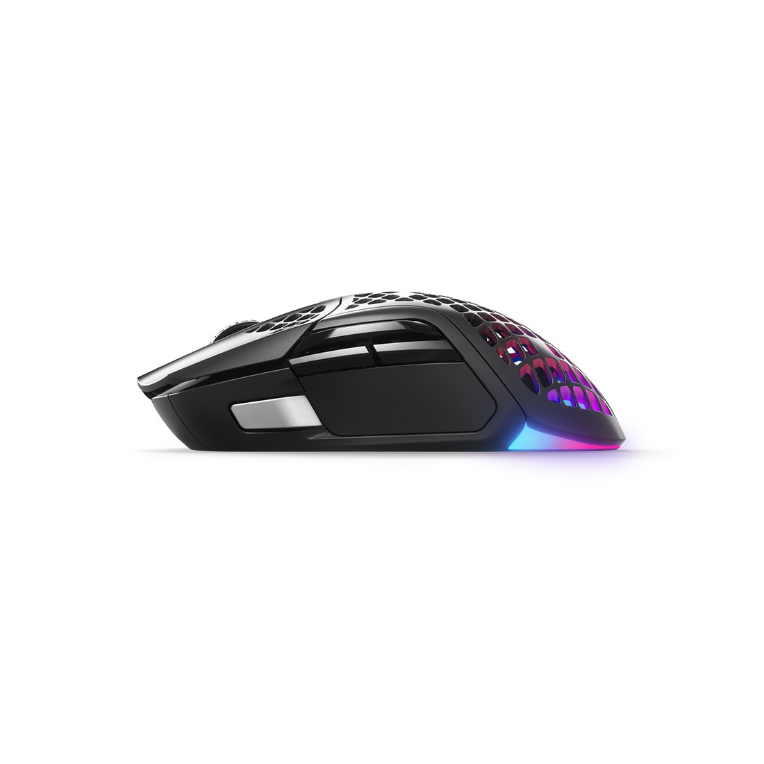 Компьютерная мышь, Steelseries, Aerox 5 Wireless, 62406, Игровая, Оптическая, 18000 CPI, 6 кнопок, Подсветка RGB, Беcпроводная, 2.4 ГГц / Bluetooth 5,0, Чёрная