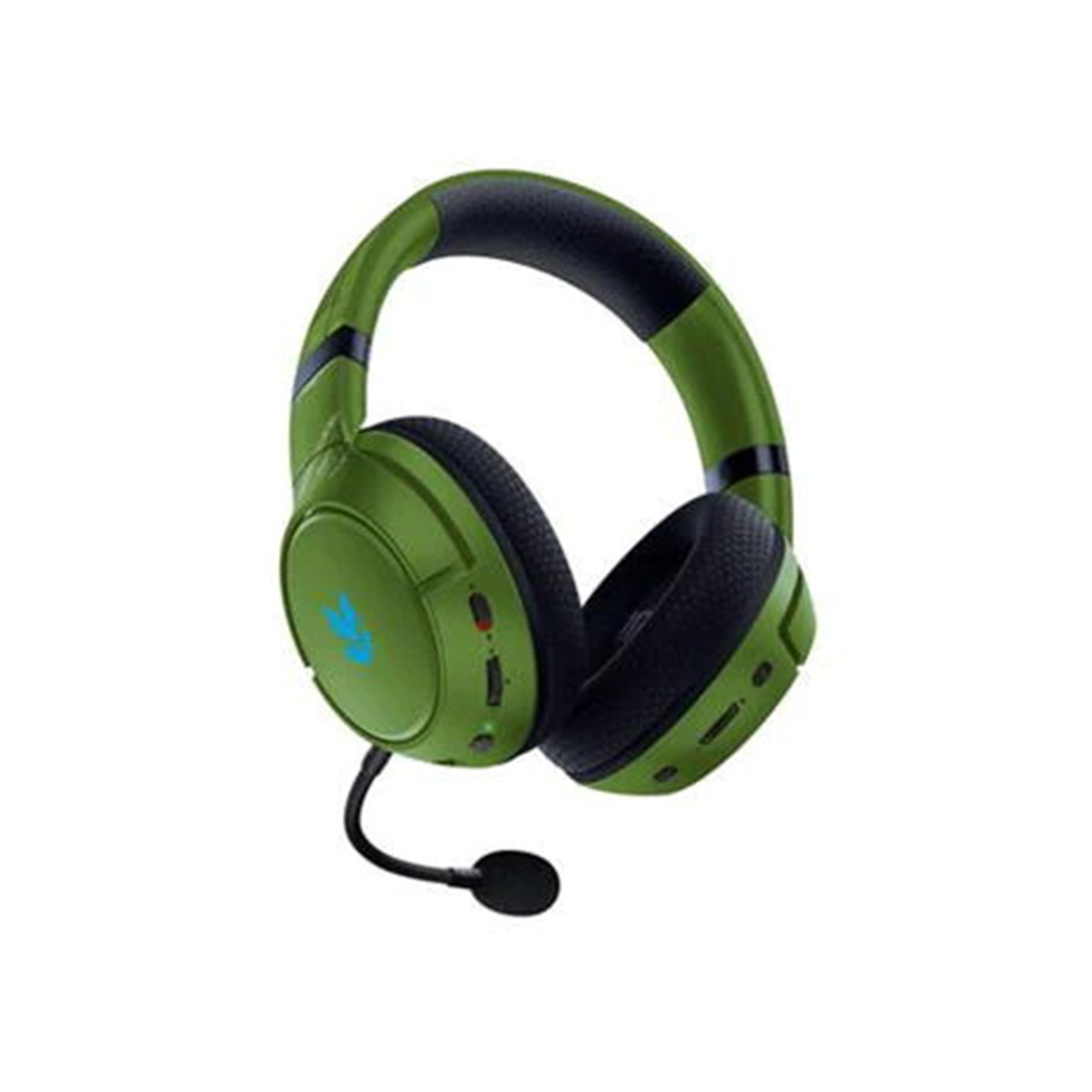 Гарнитура, Razer, Kaira Pro for Xbox - HALO Infinite Edition, RZ04-03470200-R3M1, Игровая гарнитура, Микрофон поворотный гибкий, Подсветка чашек наушников с поддержкой Razer Chroma ™ RGB, Титановые 50-мм динамики, Диапазон частот: 20 Гц – 20 кГц , Чувствительность 108 дБ, Зеленый