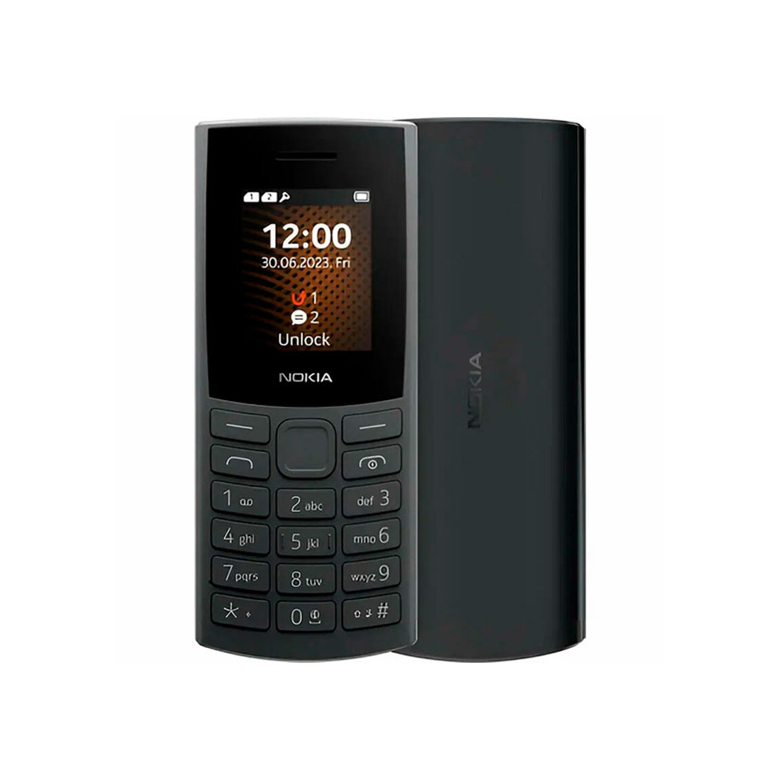 Мобильный телефон, NOKIA, 106 TA-1564, DS, (Charcoal) Чёрный